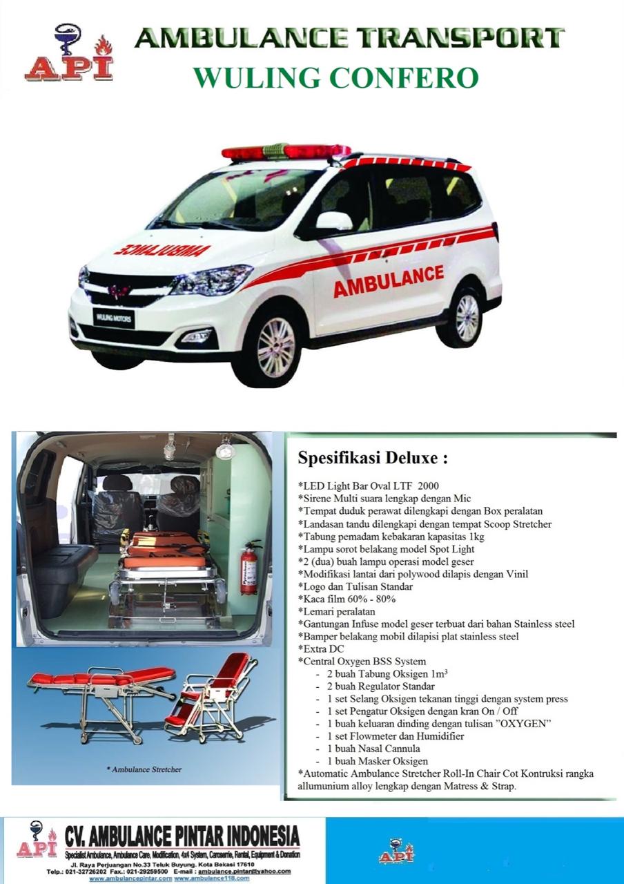 Ambulance Wuling Confero: Solusi Kendaraan Ambulans Modern dan Terjangkau